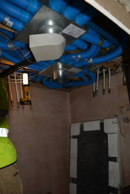 Heat recovery ventilation, house one