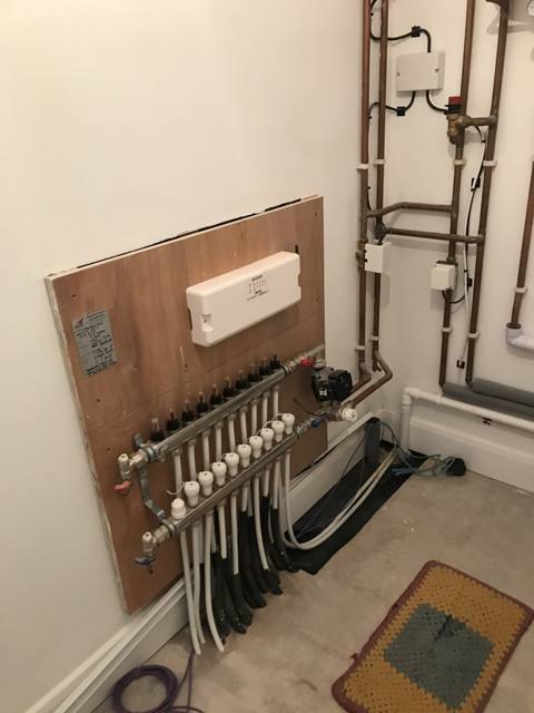 Manifold and wiring centre, new build