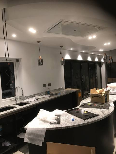 The same ceiling, finished