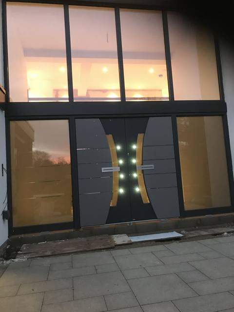The entrance