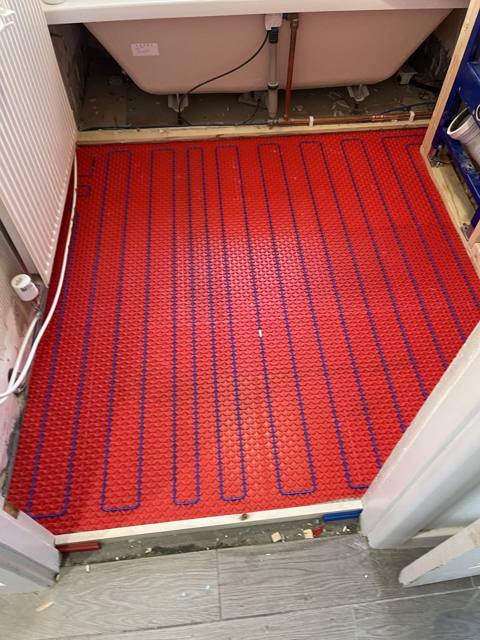 Electric underfloor heating