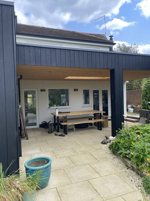 Covered outdoor room